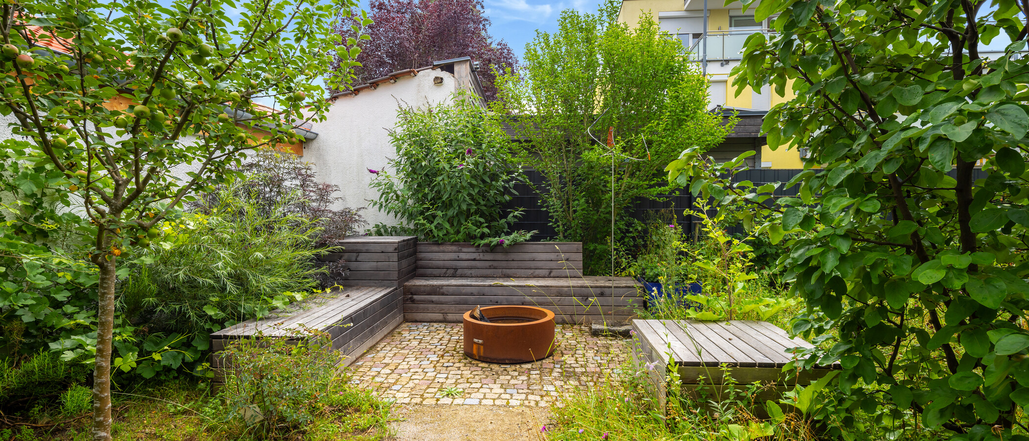 maison mitoyenne München Harlaching 04 jardin 11748