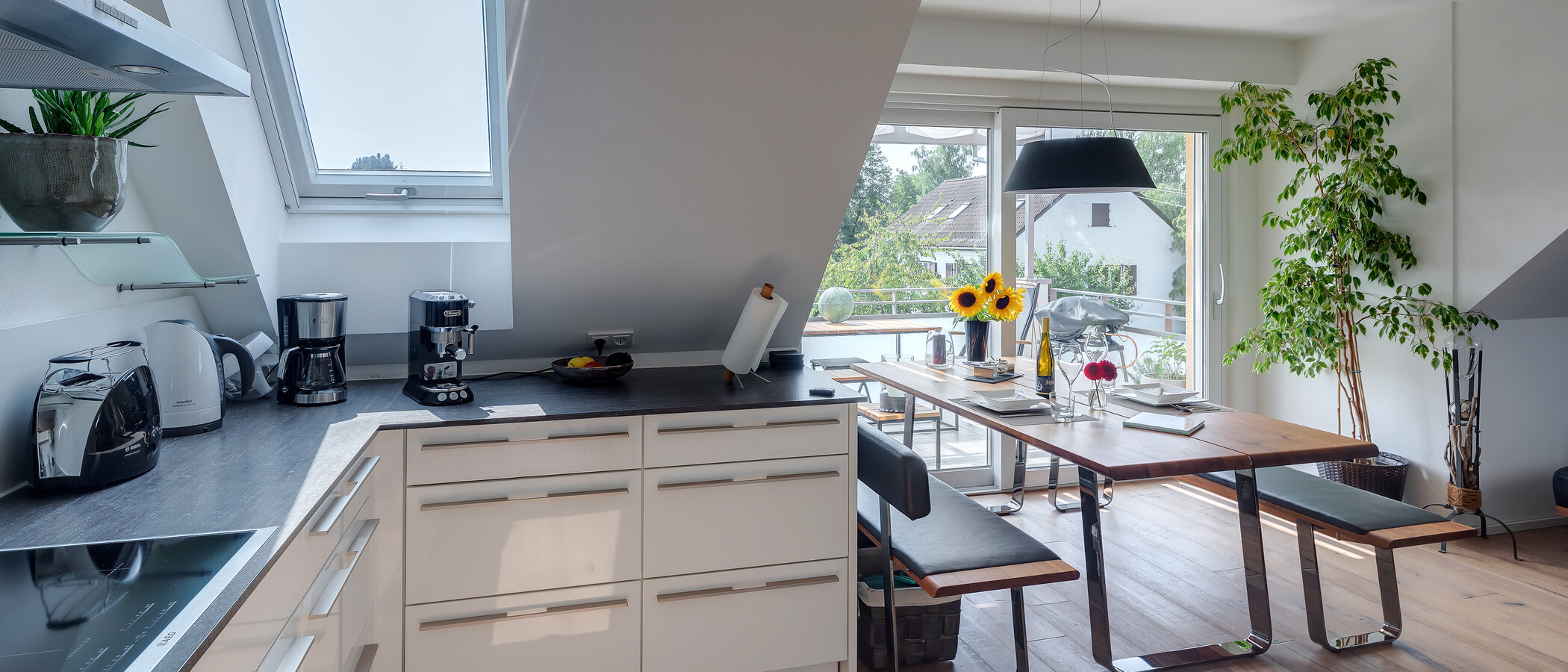appartement sous les toits München Großhadern 03 cuisine 11784
