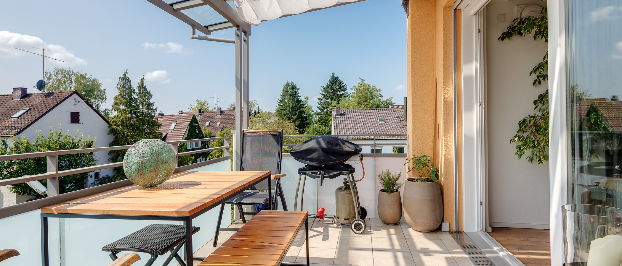 appartement sous les toits München Großhadern 03 terrasse sur le toit 11784