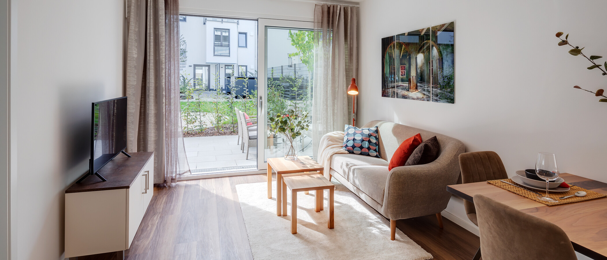 appartement München Milbertshofen 01 pièce à vivre 11804