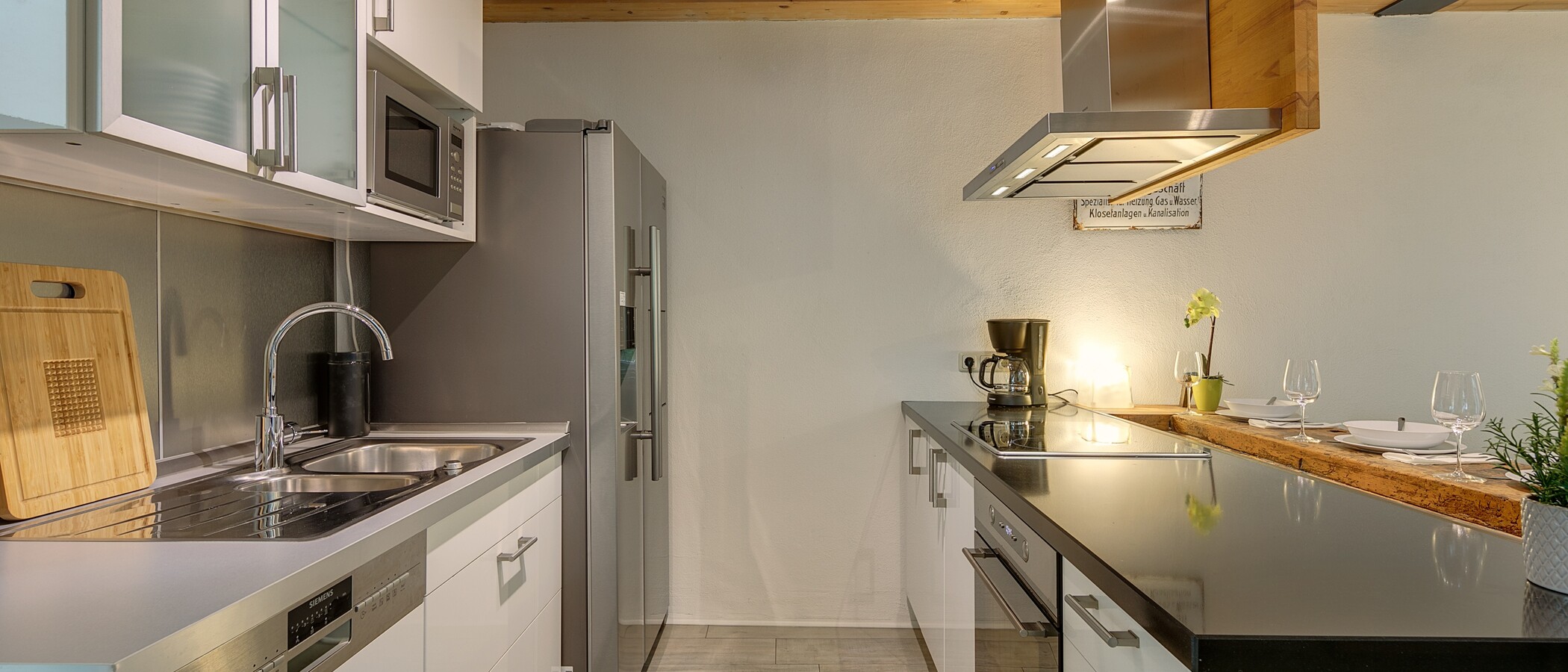 appartement style maisonnette München Westend 02 cuisine 11814