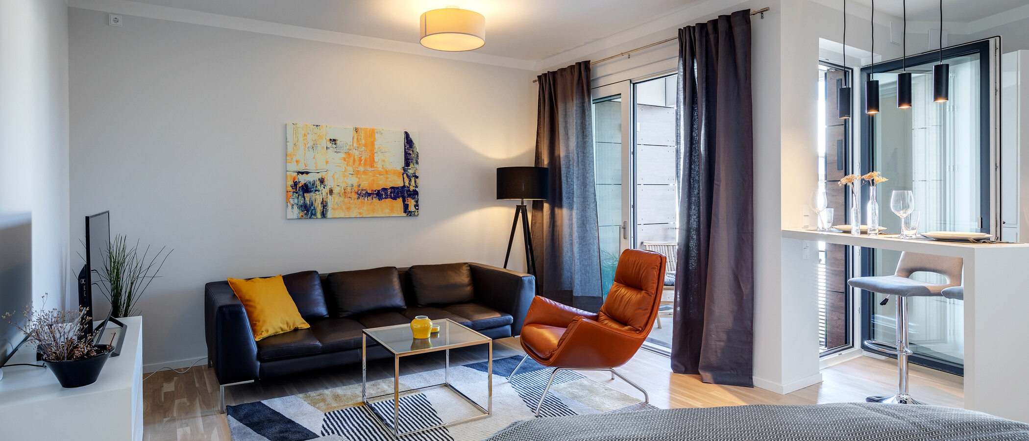 appartement München Neuhausen 02 pièce à vivre 11831