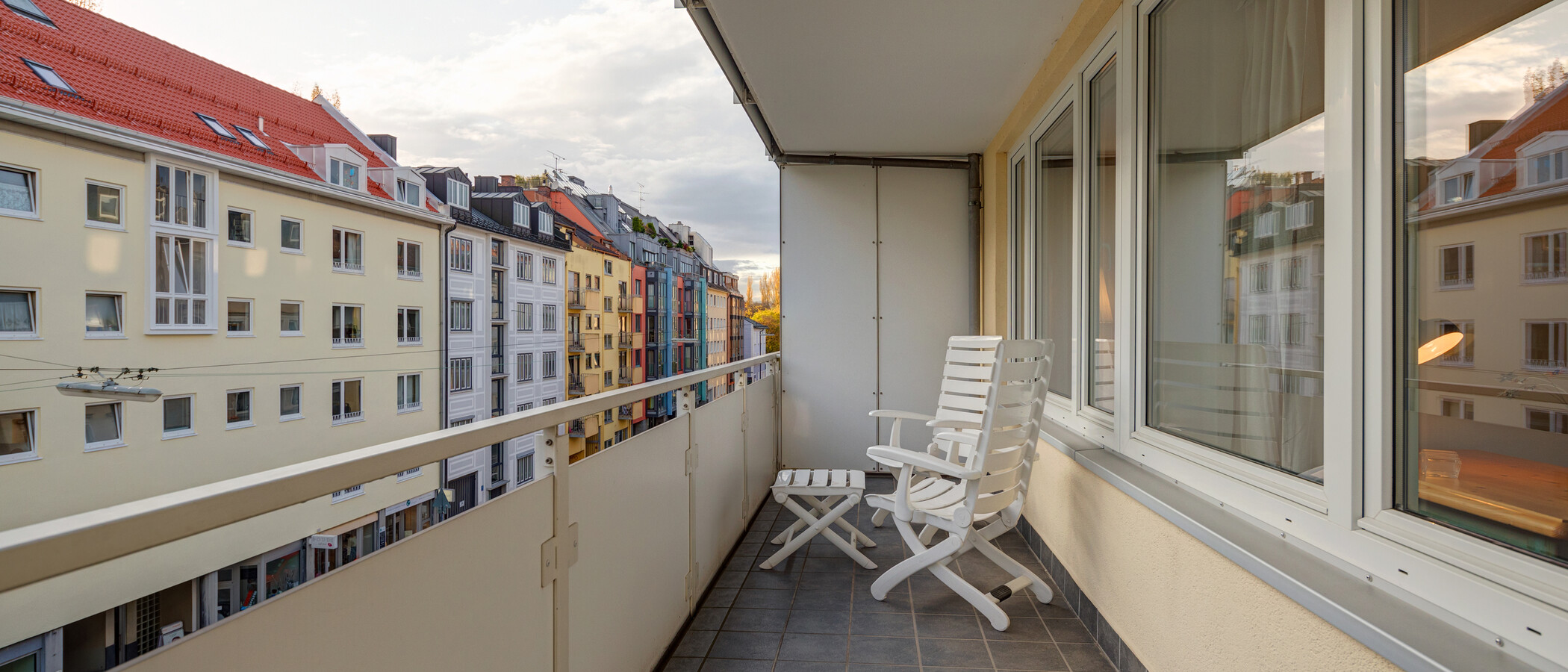 appartement München Schwabing (links der Leopoldstraße) 03 balcon 11895