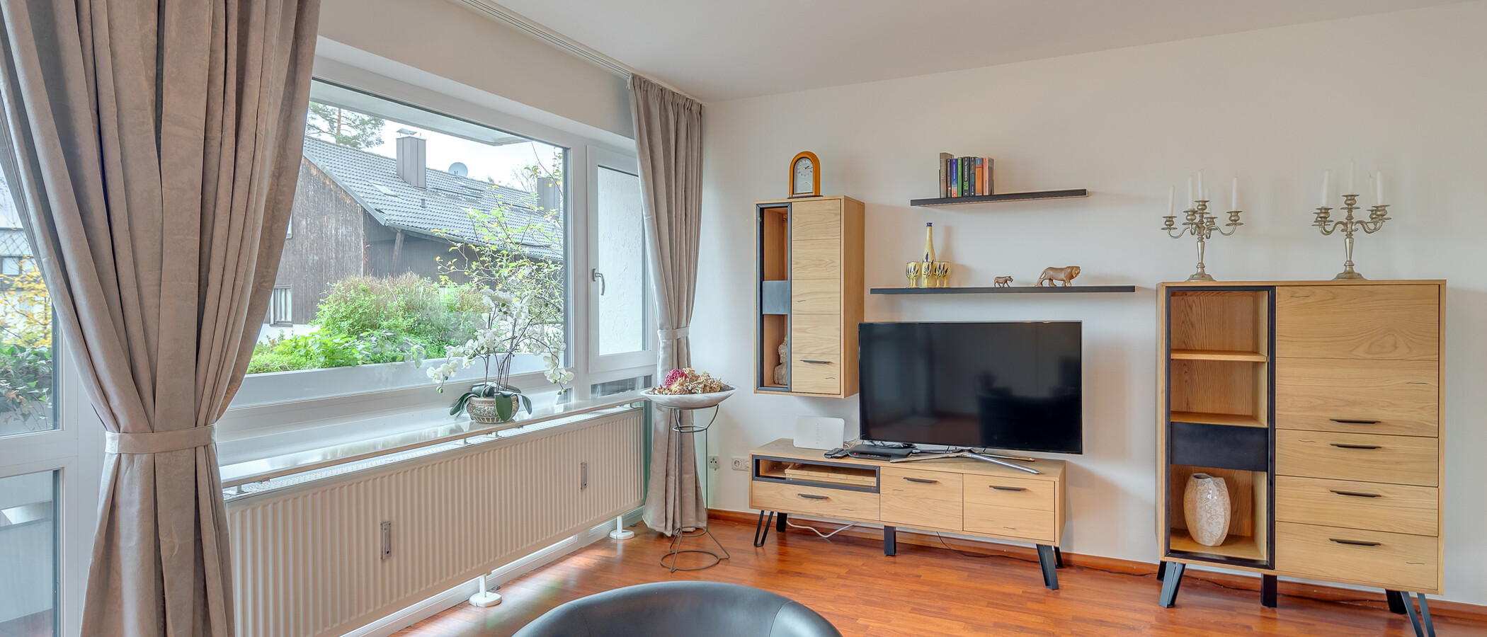 appartement München Obermenzing 04 salle de séjour 11911