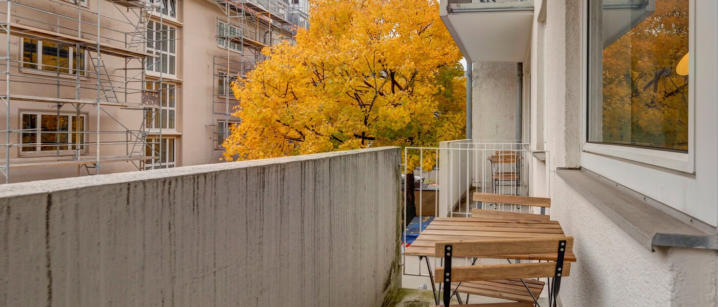 appartement München Maxvorstadt - Rund um den Josephplatz 02 balcon 11943