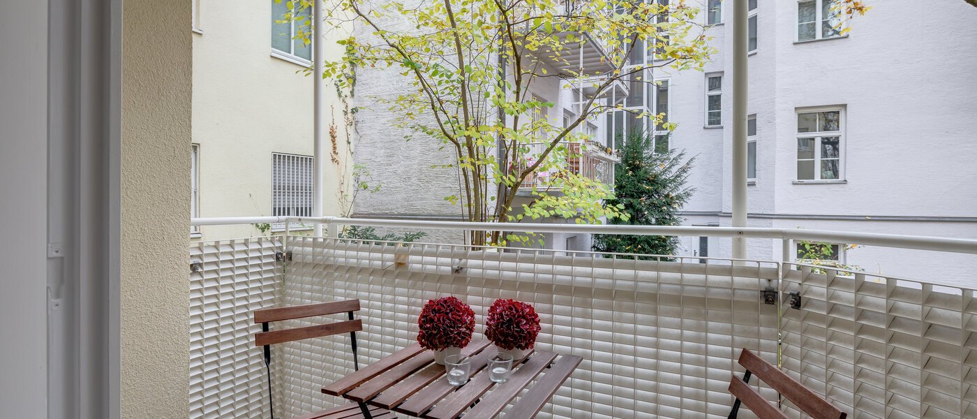 appartement style maisonnette München Schwabing-West (rund um den Hohenzollernplatz) 01 balcon 11944