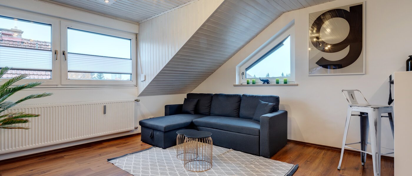 appartement sous les toits München Lerchenau 02 pièce à vivre 11948