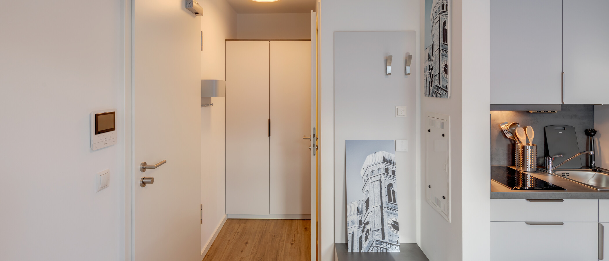 studio München Milbertshofen 01 entrée/couloir 11962