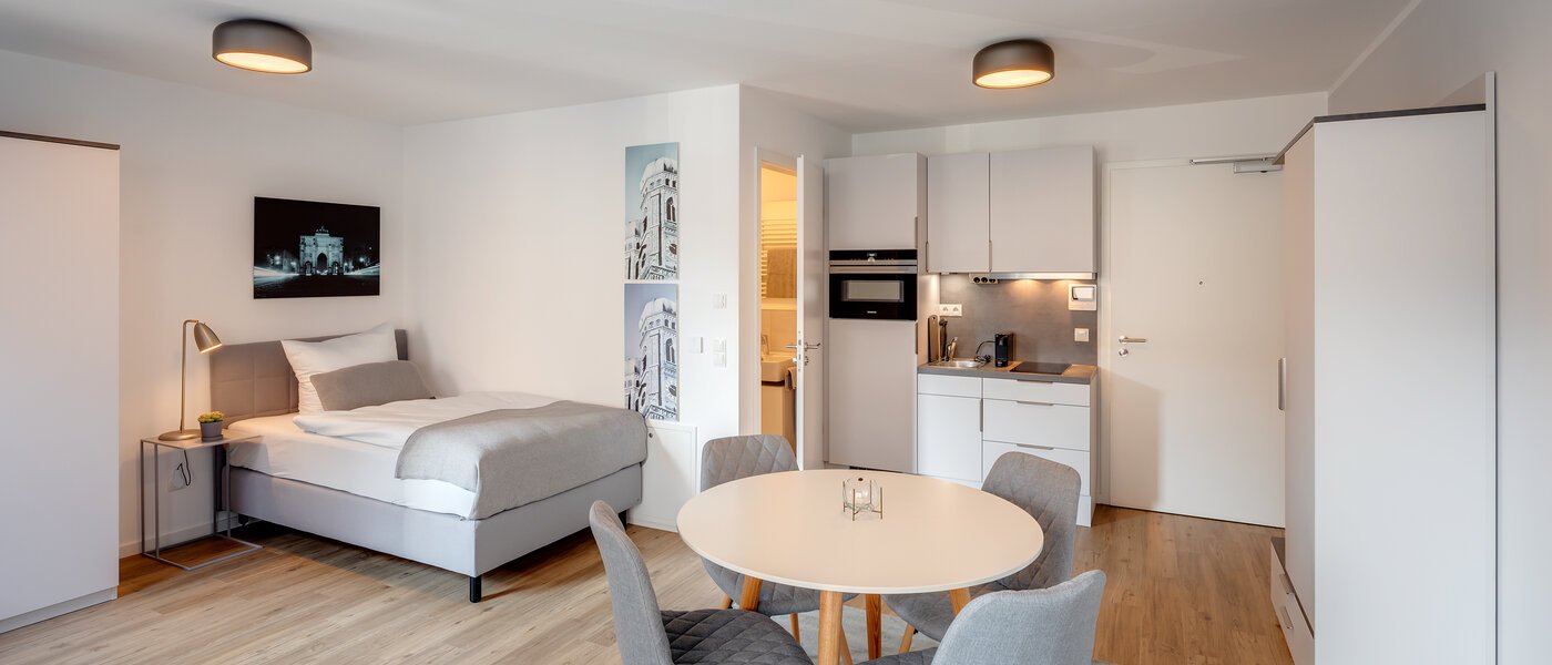 studio München Milbertshofen 01 pièce à vivre 11965