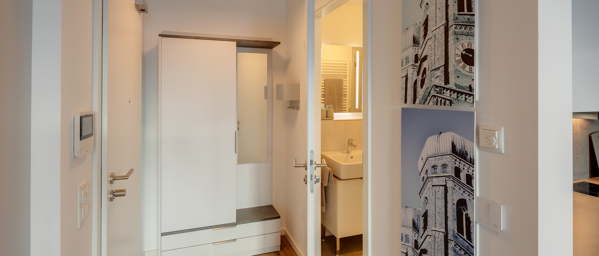 studio München Milbertshofen 01 entrée/couloir 11966