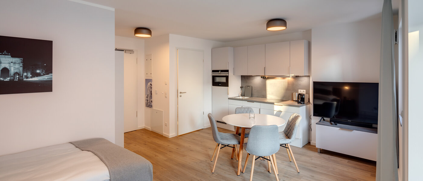 studio München Milbertshofen 04 pièce à vivre 11972