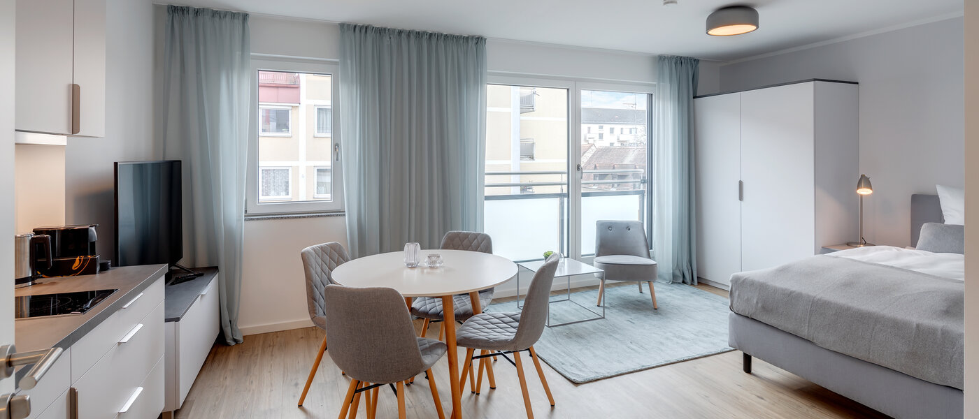 studio München Milbertshofen 01 pièce à vivre 11976