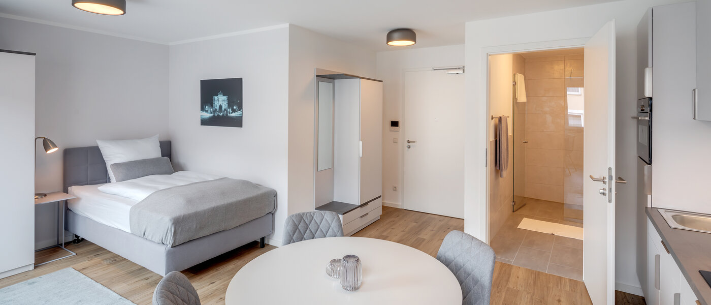 studio München Milbertshofen 02 pièce à vivre 11976