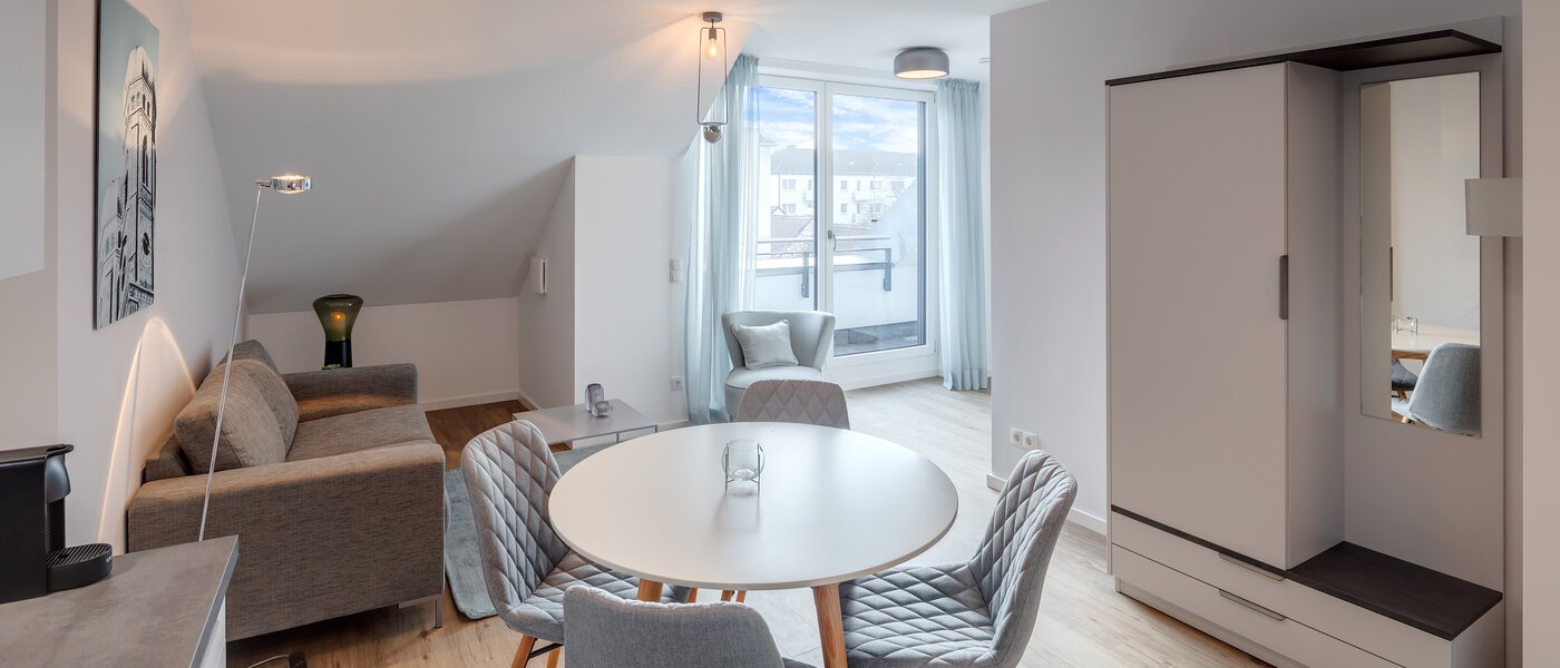 appartement München Milbertshofen 01 pièce à vivre 11977