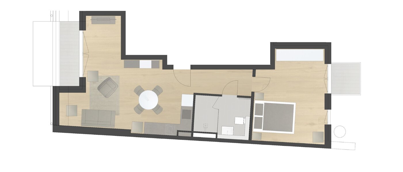 appartement München Milbertshofen 01 plan d'étage 11977
