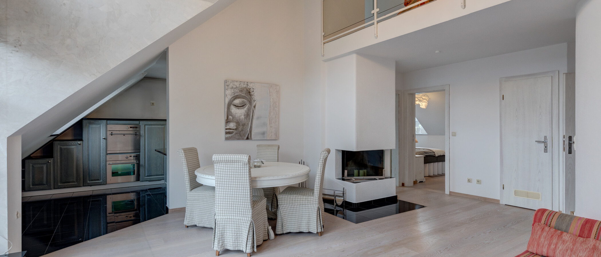 appartement avec mezzanine Pullach im Isartal 01 pièce à vivre 12007