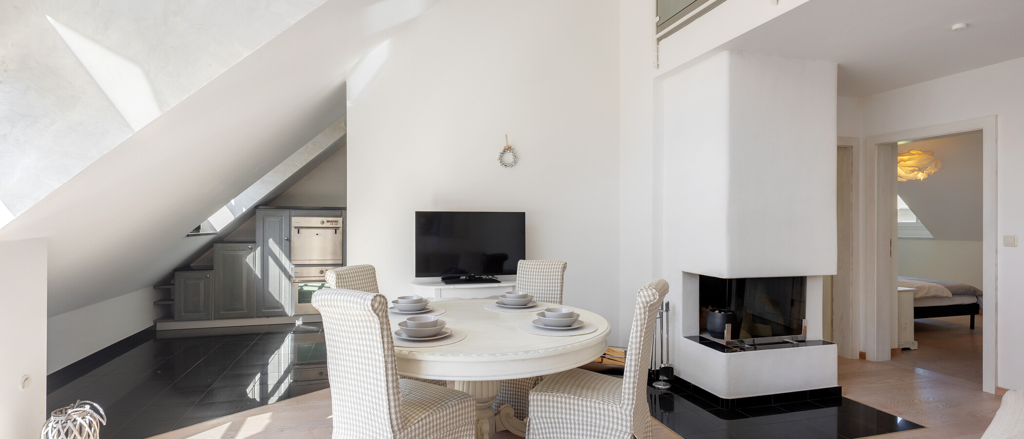 appartement avec mezzanine Pullach im Isartal 01 pièce à vivre 12007