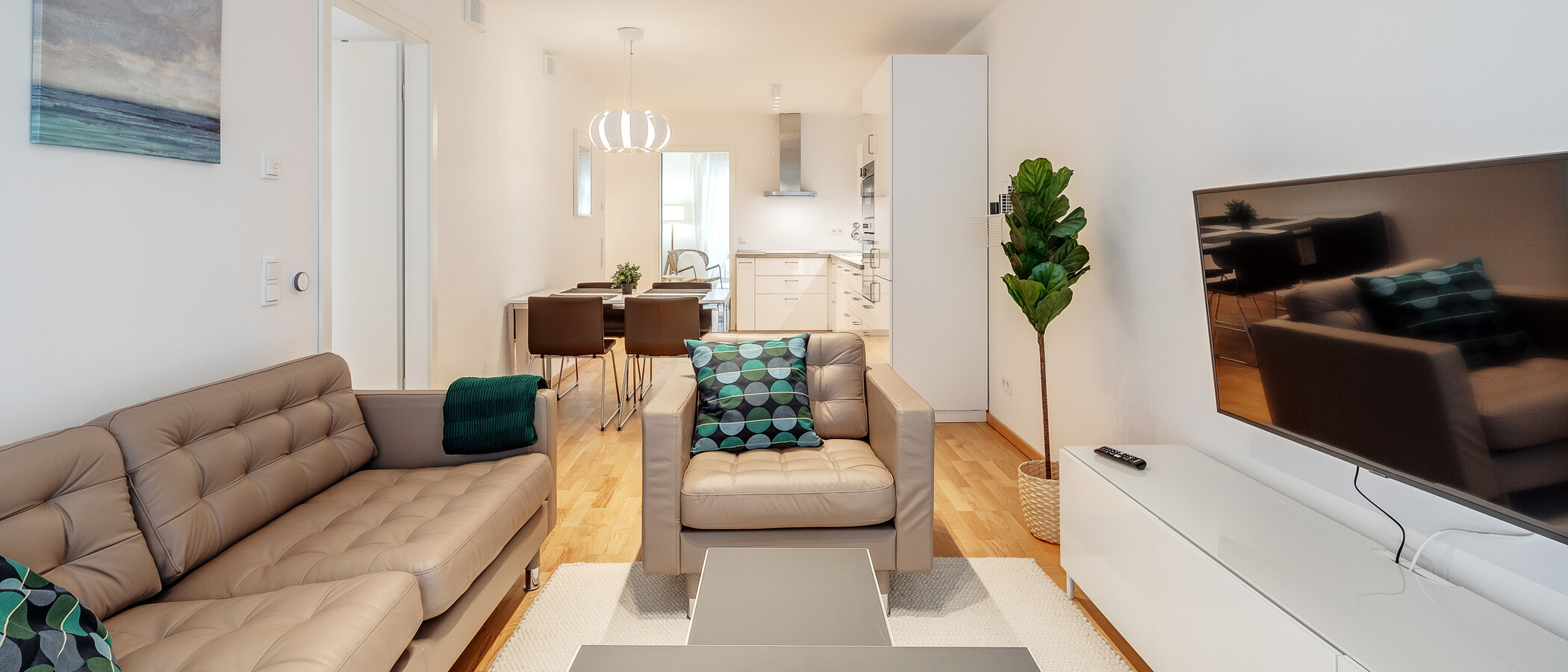 appartement München Maxvorstadt 01 pièce à vivre 12025