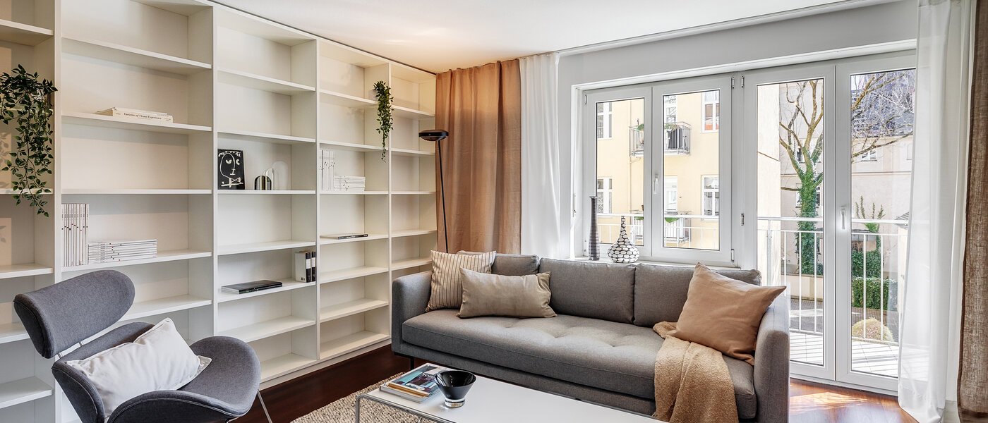 appartement München Schwabing 01 pièce à vivre 12071