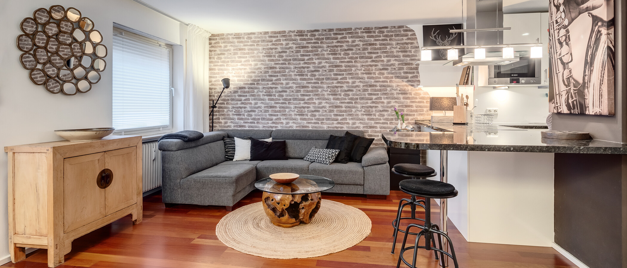 appartement München Maxvorstadt 01 pièce à vivre 12098