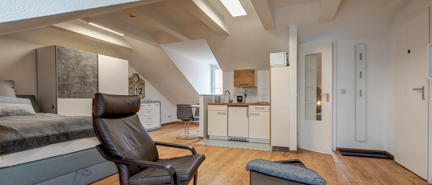 appartement sous les toits München Au 04 pièce à vivre 12102