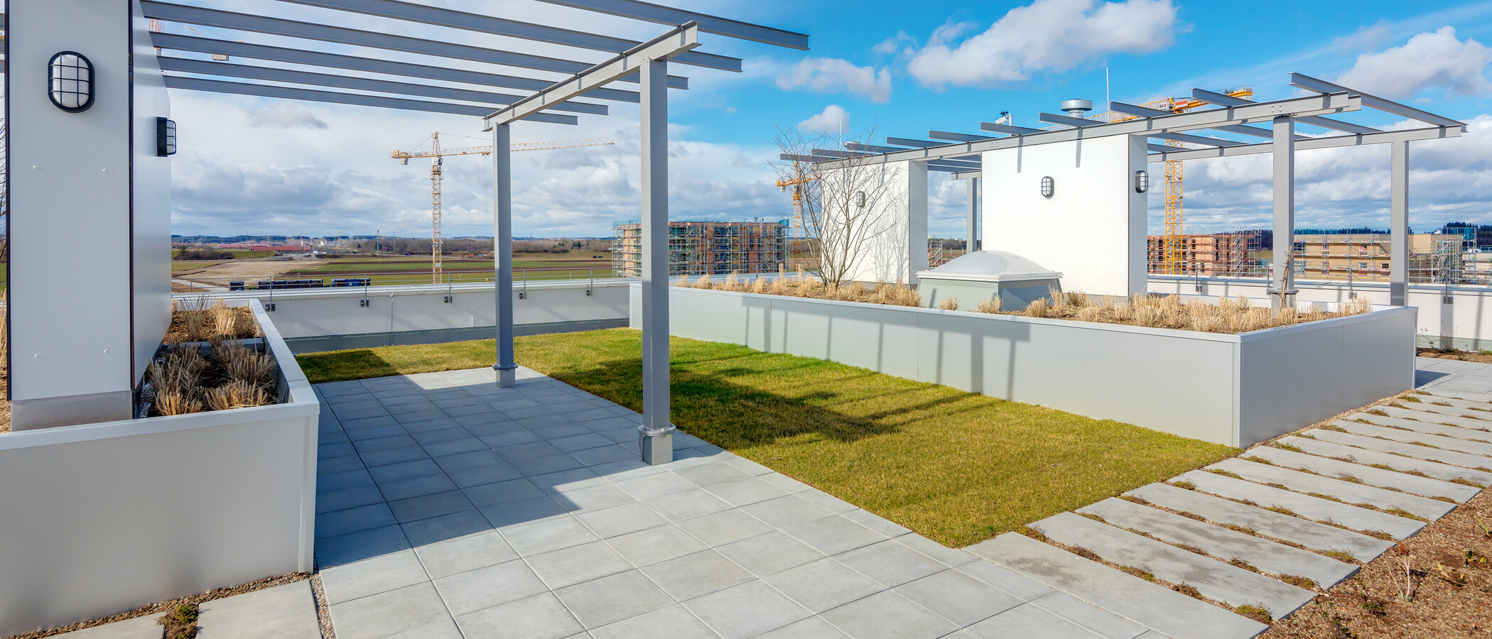 appartement München Aubing 02 terrasse commune  12136