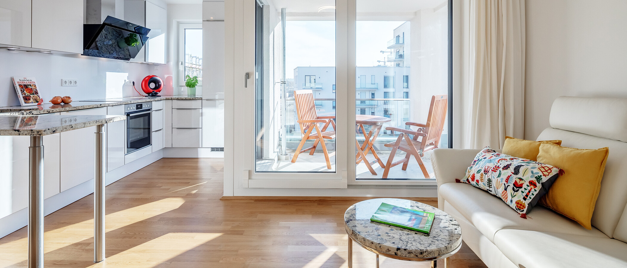 appartement München Aubing 03 pièce à vivre 12136