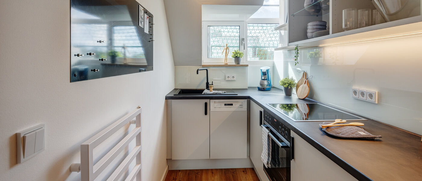 appartement sous les toits München Lehel 02 cuisine 12257