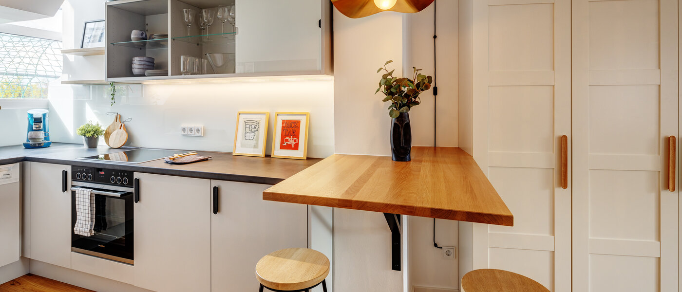 appartement sous les toits München Lehel 05 cuisine 12257