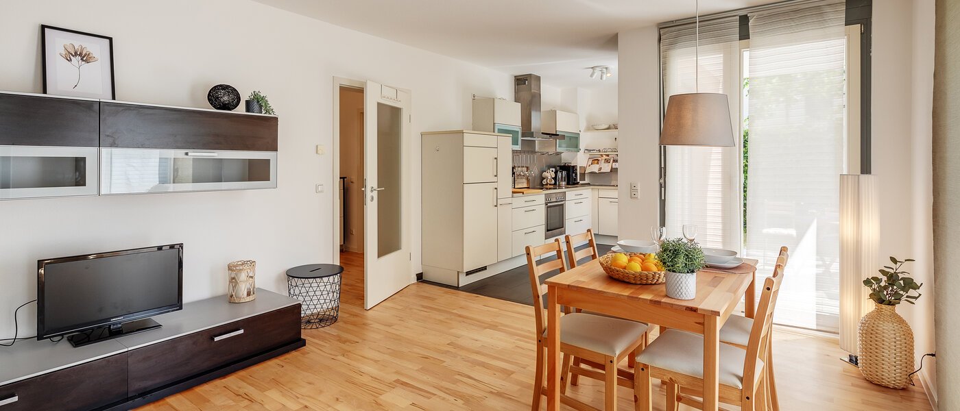 appartement avec jardin München Messestadt Riem 03 pièce à vivre 12287