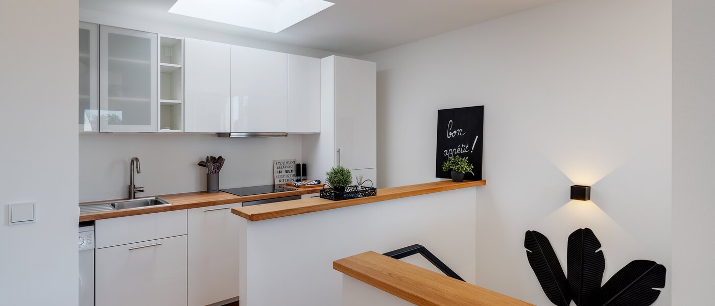 appartement style maisonnette München Moosach 01 cuisine 12293