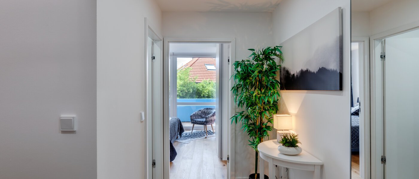 appartement style maisonnette München Moosach 03 entrée/couloir 12293