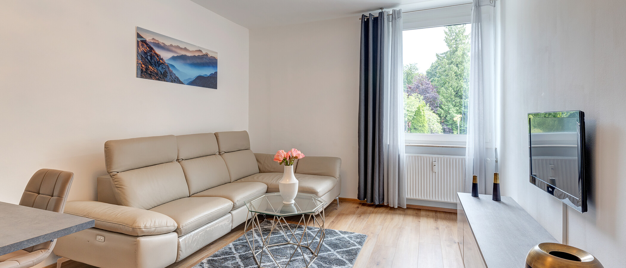 appartement München Bogenhausen 03 salle de séjour 12300