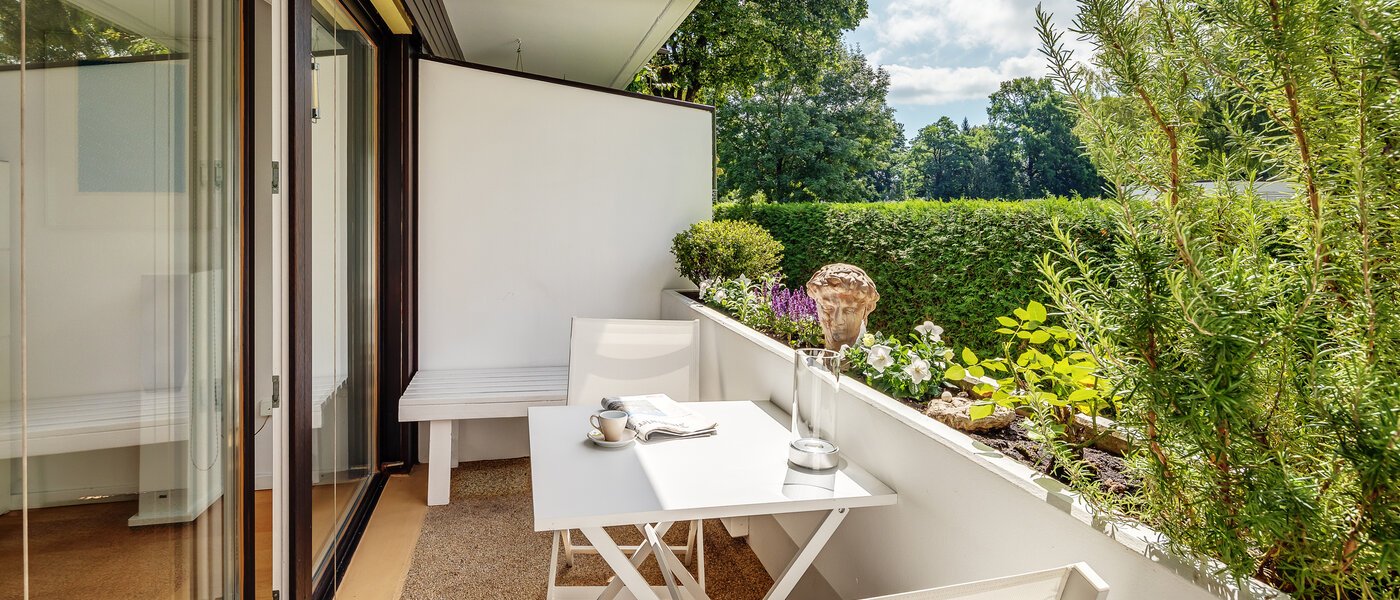 appartement style maisonnette München Cosimapark 01 balcon 12301