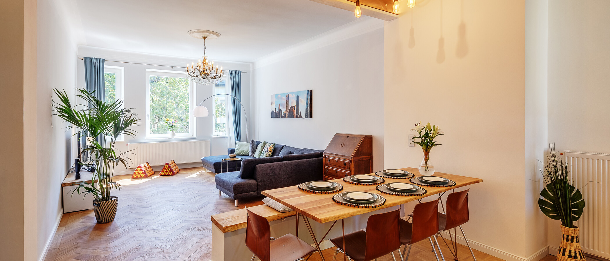 appartement München Schwabing 01 salle à manger 12306