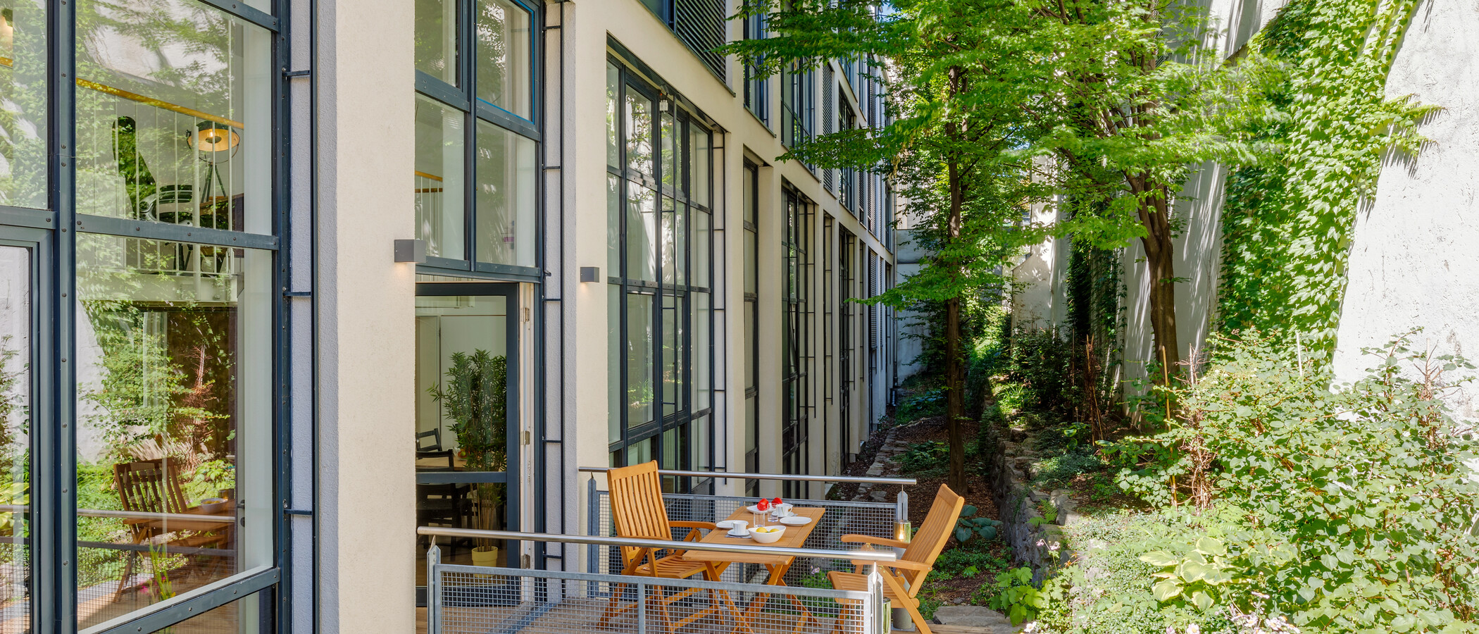 appartement avec mezzanine München Ludwigsvorstadt 03 terrasse 12314