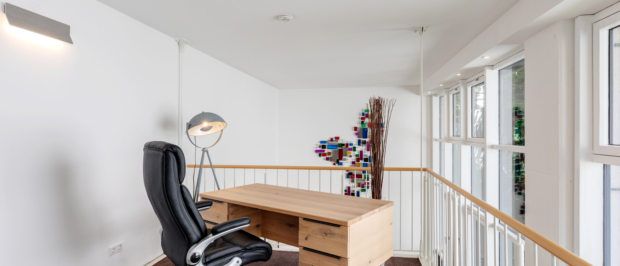 appartement avec mezzanine München Ludwigsvorstadt 02 coin bureau 12314