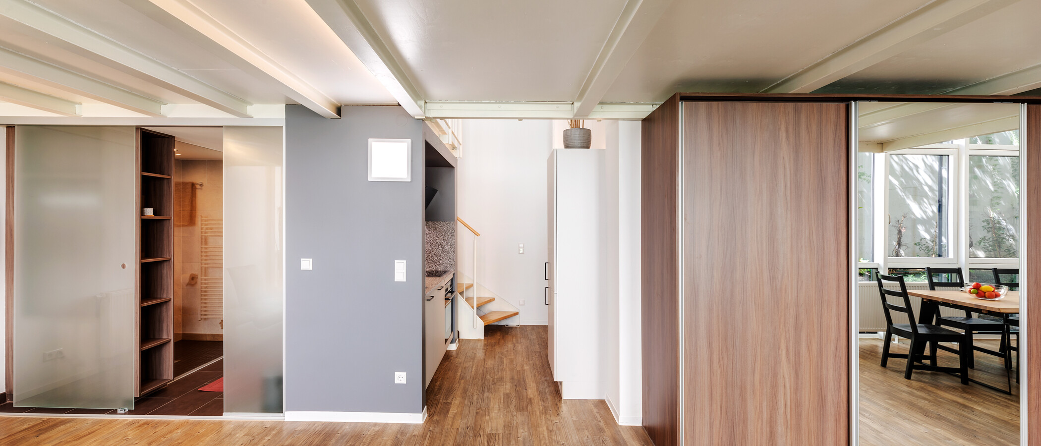 appartement avec mezzanine München Ludwigsvorstadt 05 pièce à vivre 12314