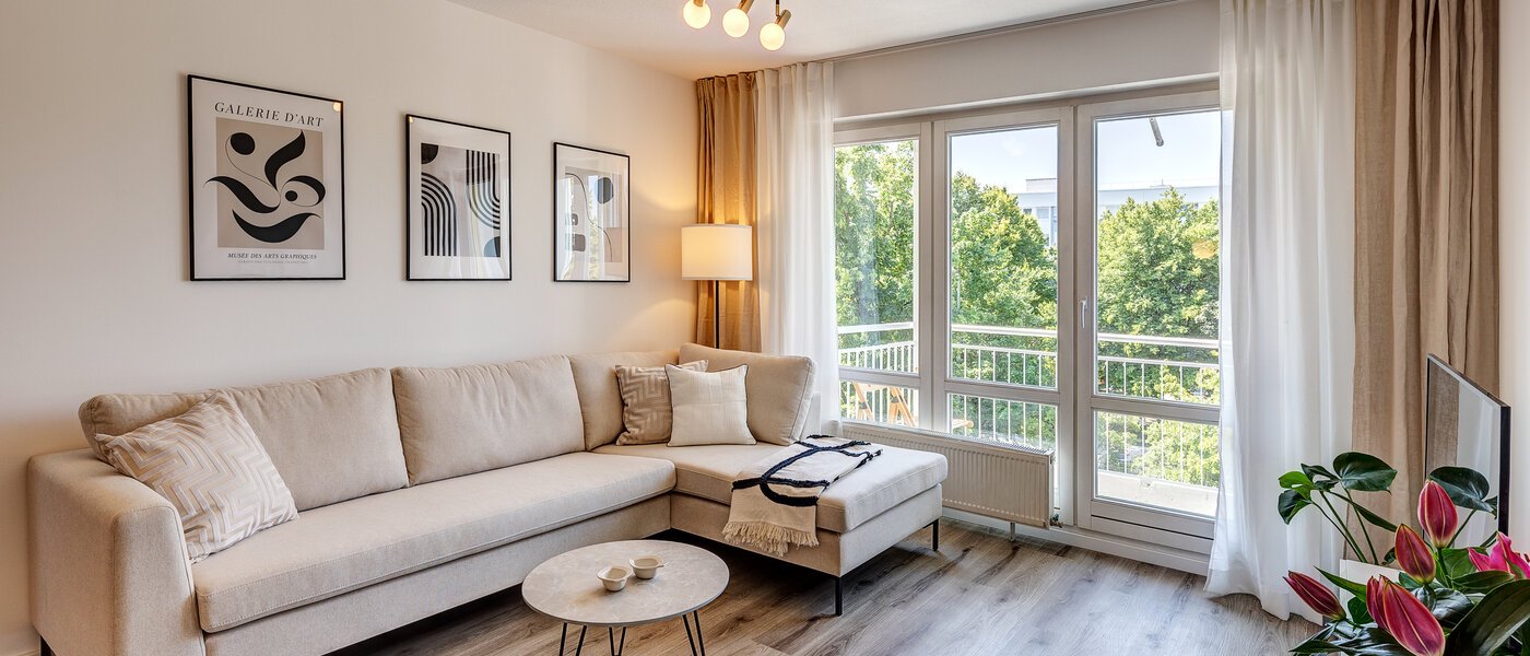 appartement München Moosach 03 pièce à vivre 12317