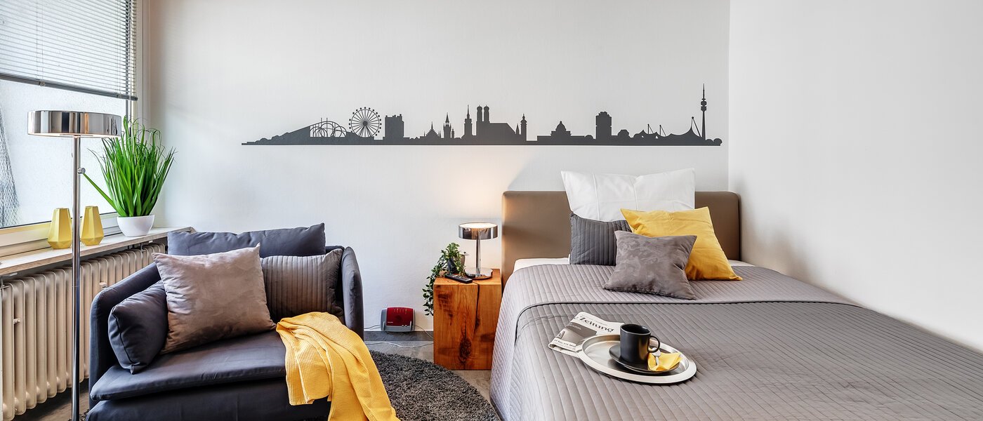 studio München Maxvorstadt 03 pièce à vivre 12325