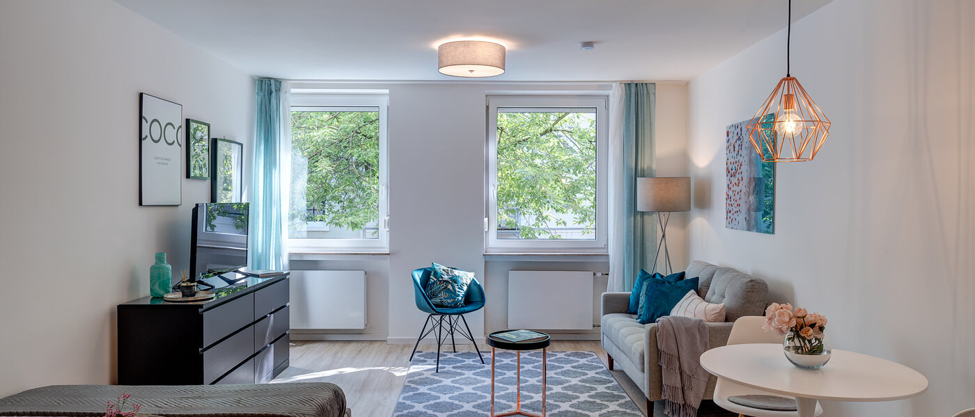 appartement München Schwabing-West (rund um den Hohenzollernplatz) 01 pièce à vivre 12352