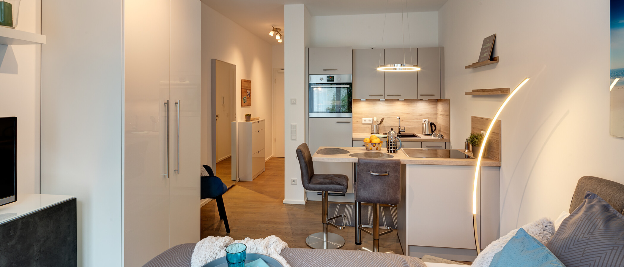 studio München Sendling 02 pièce à vivre 12359