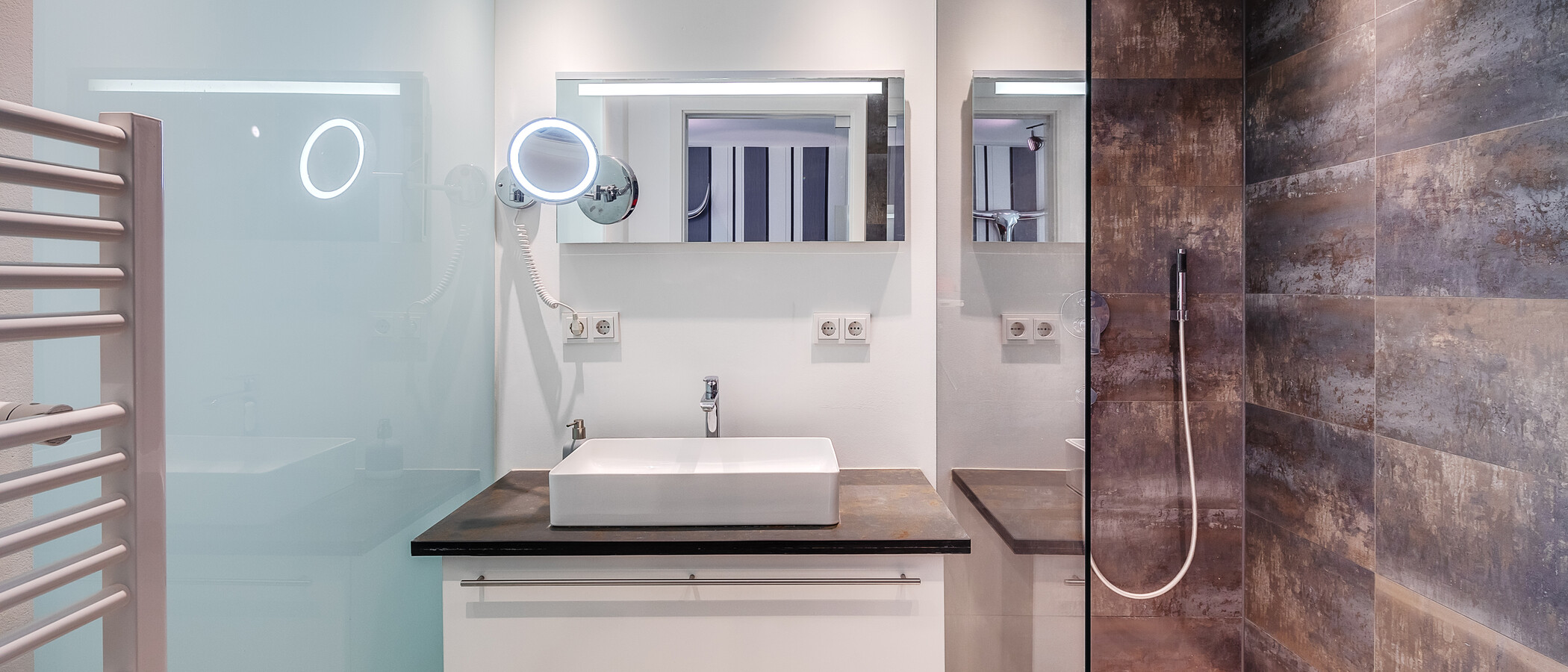appartement avec jardin München Schwabing (rechts der Leopoldstraße) 01 salle de bain 12380