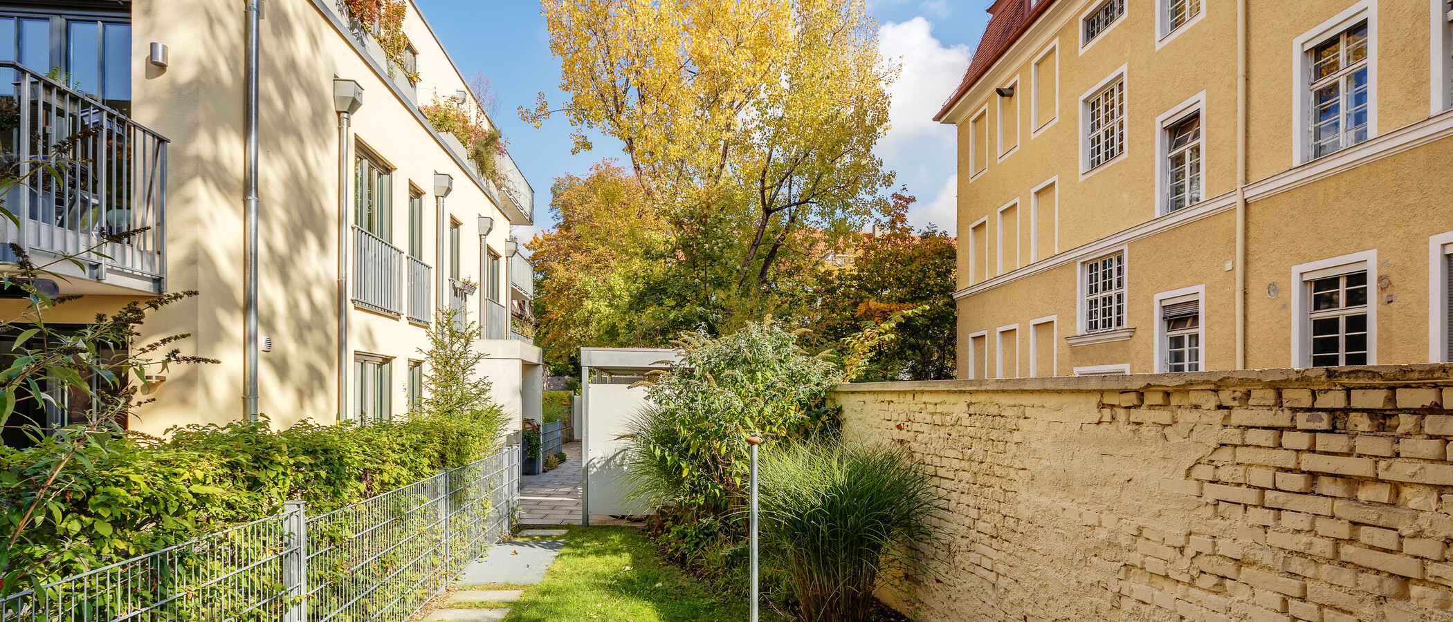 appartement avec jardin München Schwabing (rechts der Leopoldstraße) 02 cour intérieure 12380