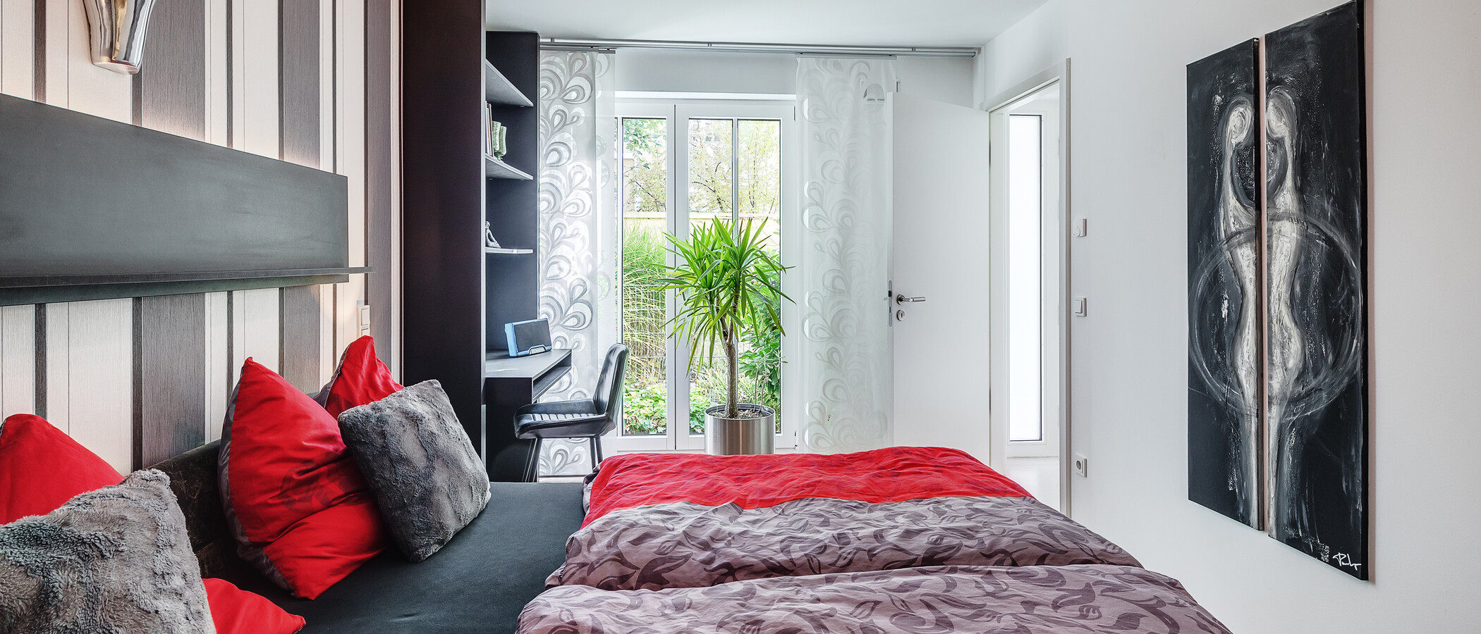 appartement avec jardin München Schwabing (rechts der Leopoldstraße) 03 chambre 12380