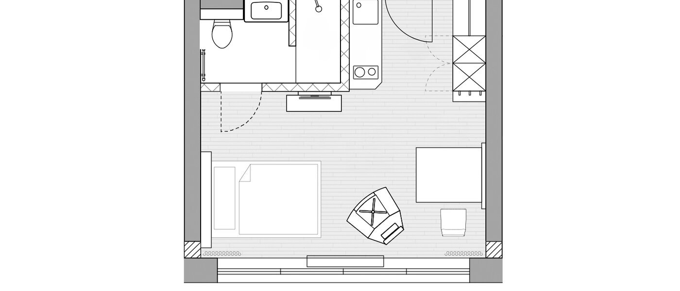 appartement Ismaning 01 plan d'étage 12383