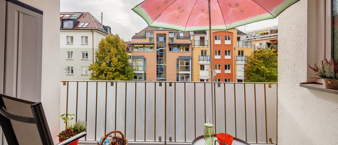 appartement München Maxvorstadt 01 loggia 12385