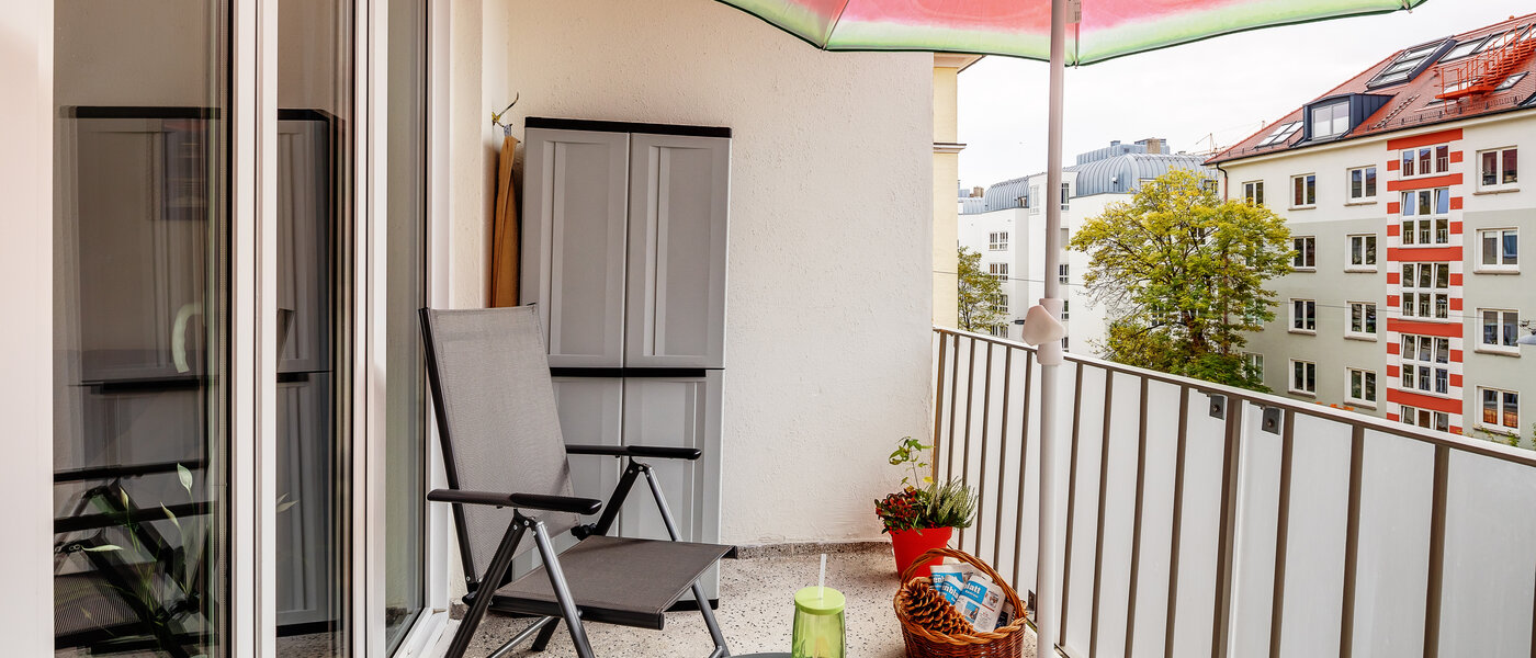 appartement München Maxvorstadt 02 loggia 12385