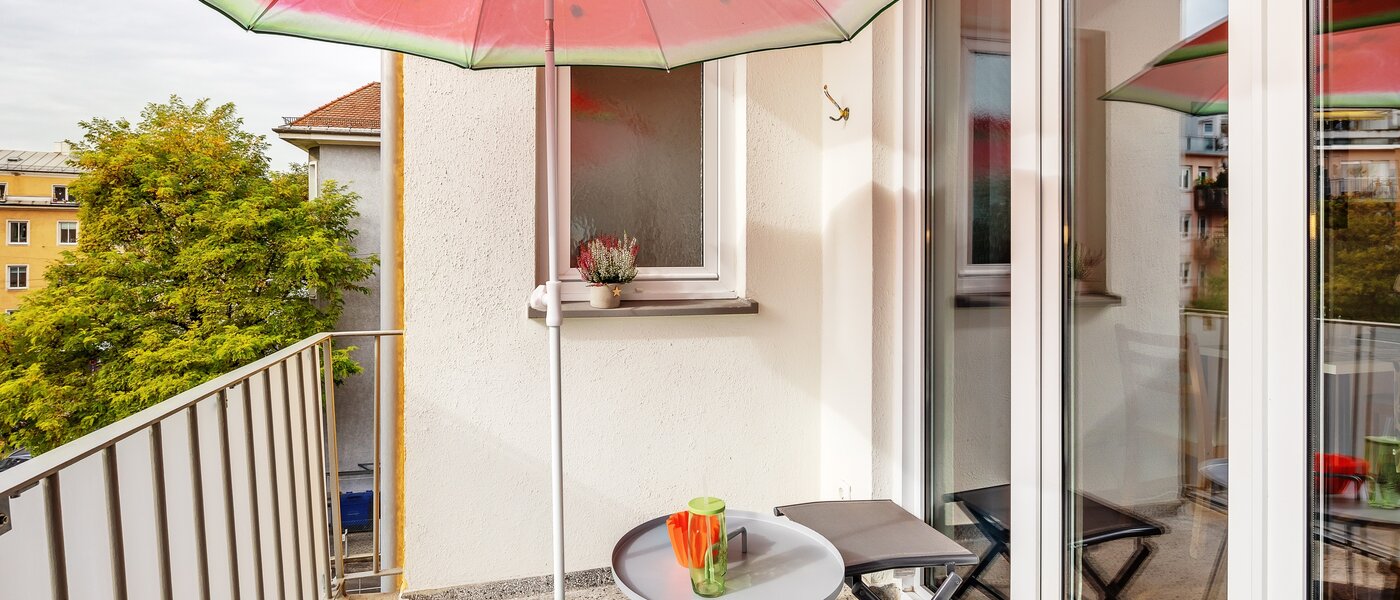 appartement München Maxvorstadt 03 loggia 12385