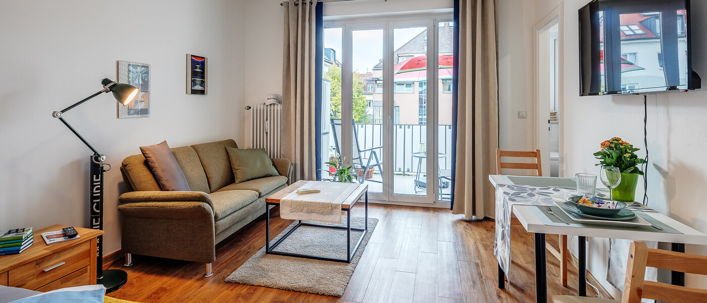 appartement München Maxvorstadt 01 pièce à vivre 12385